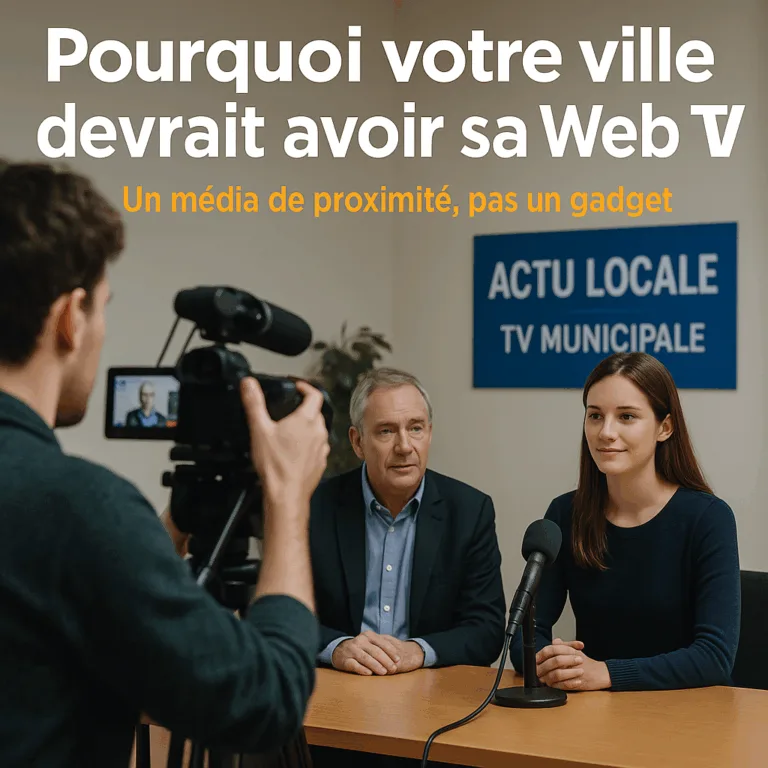 Pourquoi chaque ville de plus de 20 000 habitants devrait avoir sa Web TV