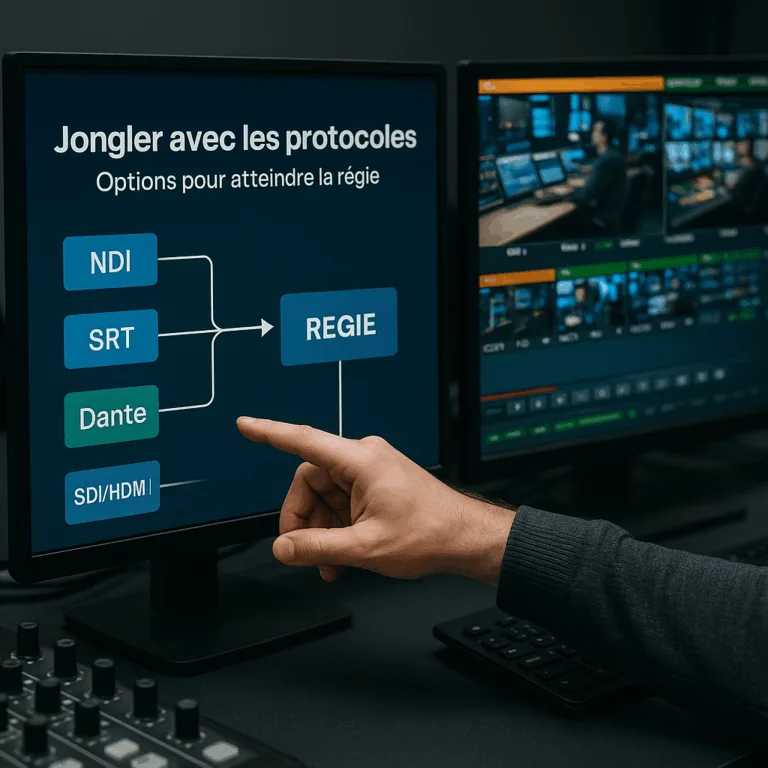 🎛️ Jongler avec les protocoles : comment faire cohabiter NDI, SRT, Dante, ST2110 et les autres dans une même régie ?