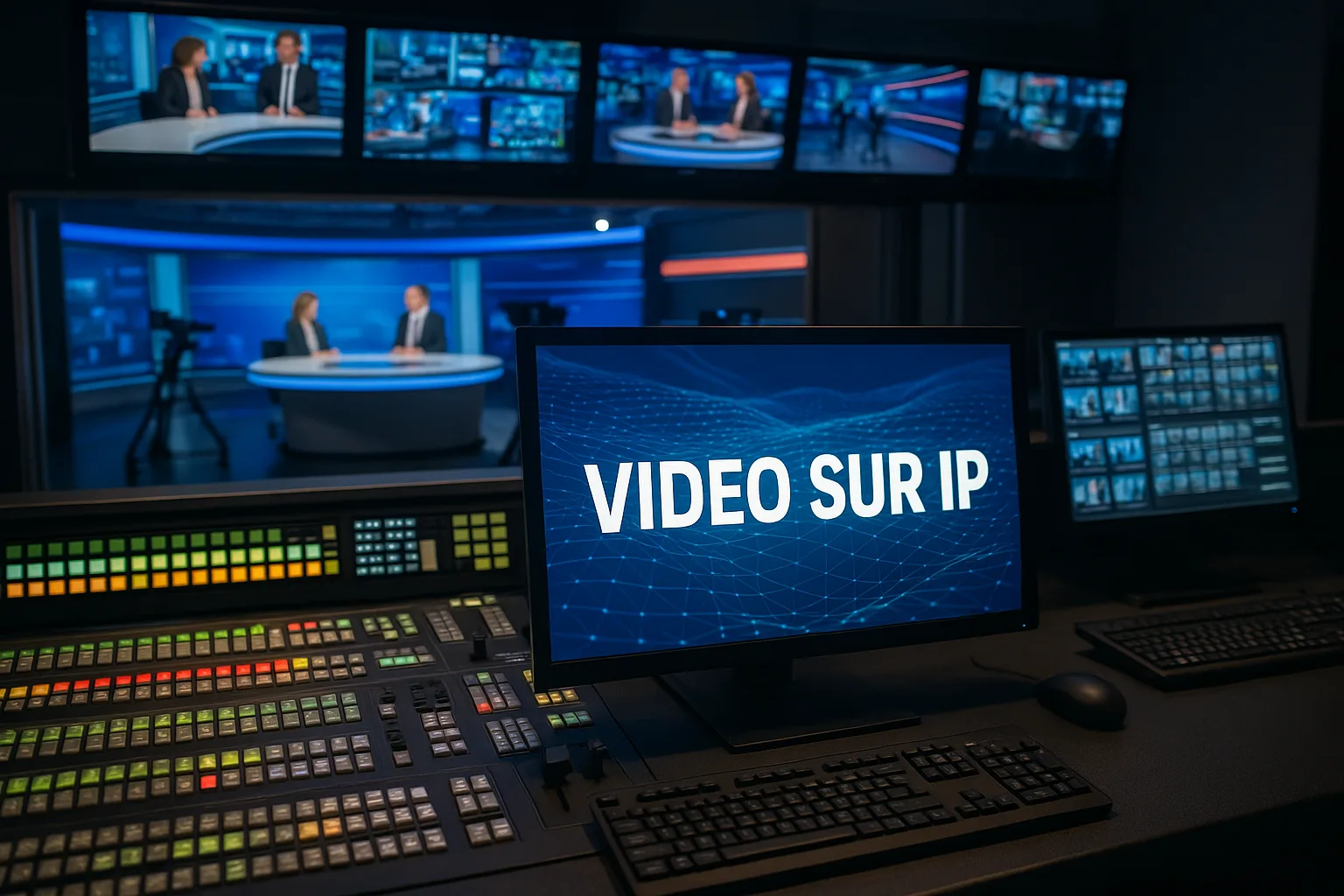 Salle de Controle TV moderne